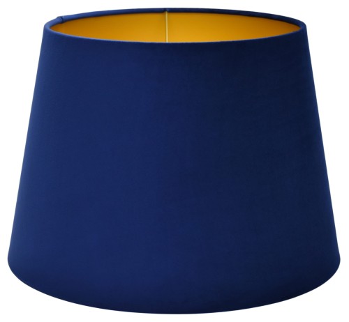 Abażur WELUR "Magic Velvet" Granatowy PIANO - stożek B 44