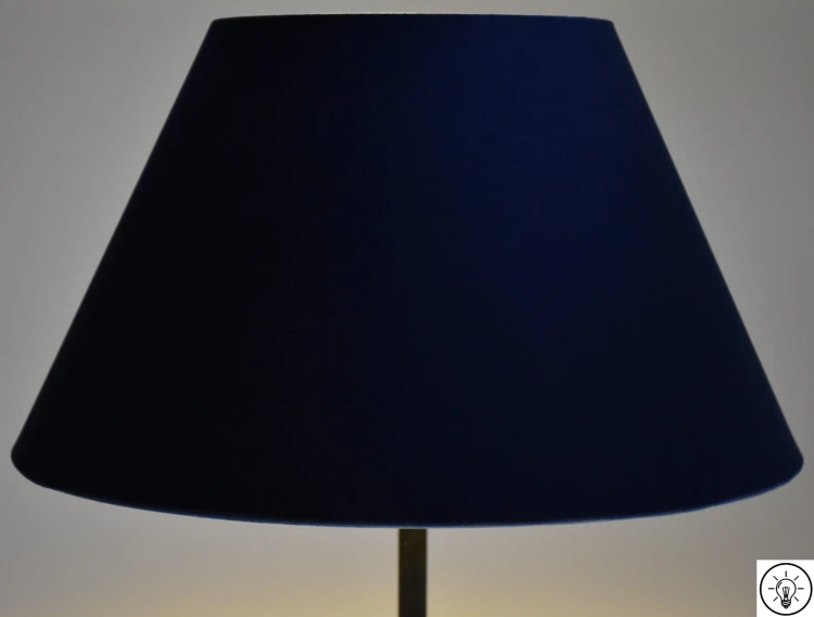 Abażur WELUR "Magic Velvet" Granatowy PIANO - stożek A 50