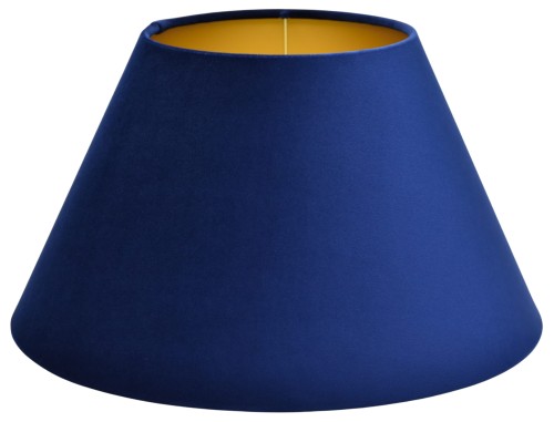 Abażur WELUR "Magic Velvet" Granatowy PIANO - stożek A 40