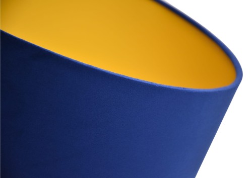 Abażur WELUR "Magic Velvet" Granatowy PIANO - walec 50