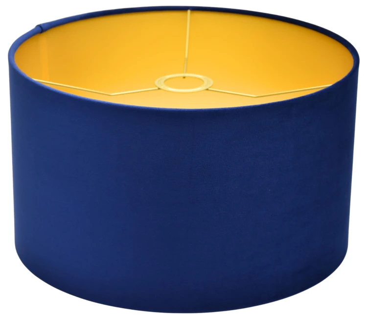 Abażur WELUR "Magic Velvet" Granatowy PIANO - walec 50