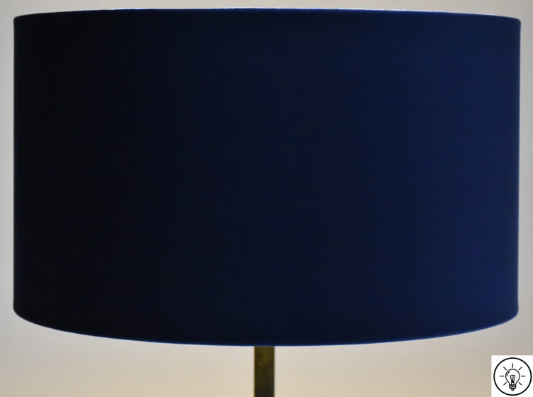 Abażur WELUR "Magic Velvet" Granatowy PIANO - walec 30