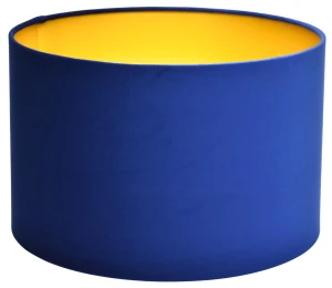 Abażur WELUR "Magic Velvet" Granatowy PIANO - walec 25
