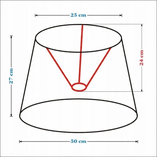 Abażur Geody 03 PANCA - stożek A 50