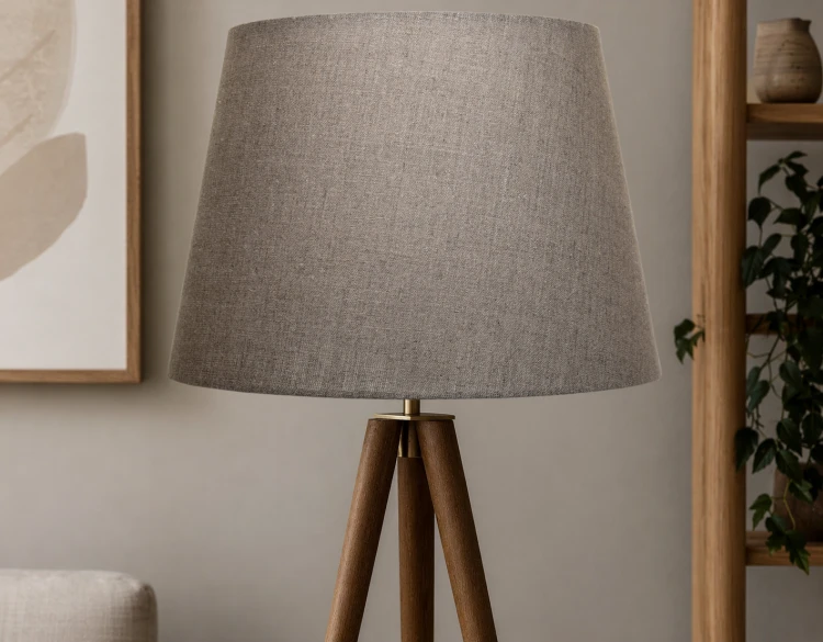 Abażur LEN 100% Beżowy FELINO - stożek B 30