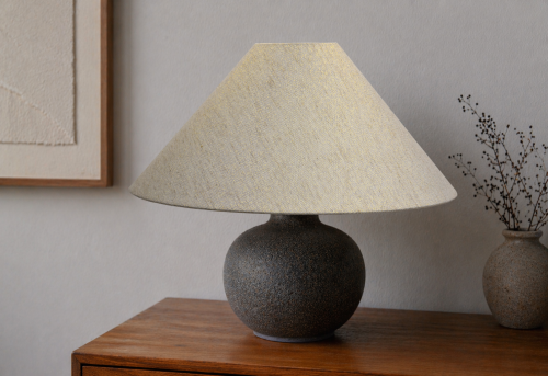 Abażur złoty LATINA - stożek płaski A 45/10