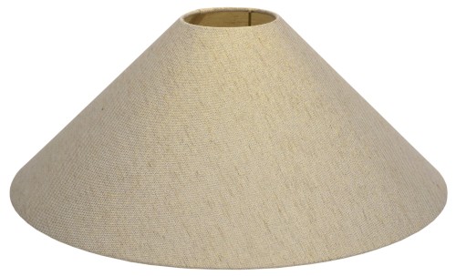 Abażur złoty LATINA - stożek płaski A 45/10