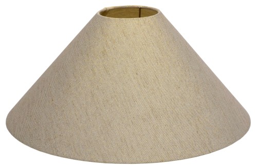 Abażur złoty LATINA - stożek płaski A 40/10