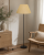 Abażur beżowy Juta ROCCA - stożek A 45