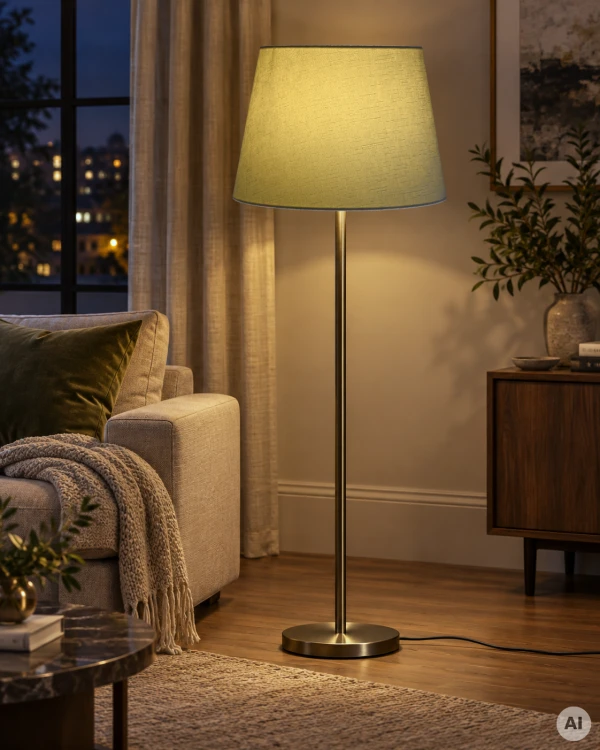Abażur Kość Słoniowa ROMA - stożek B 44