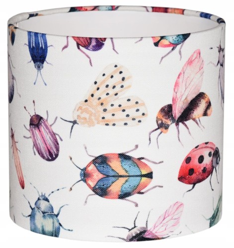 Abażur Robaczki PANCA - walec 15