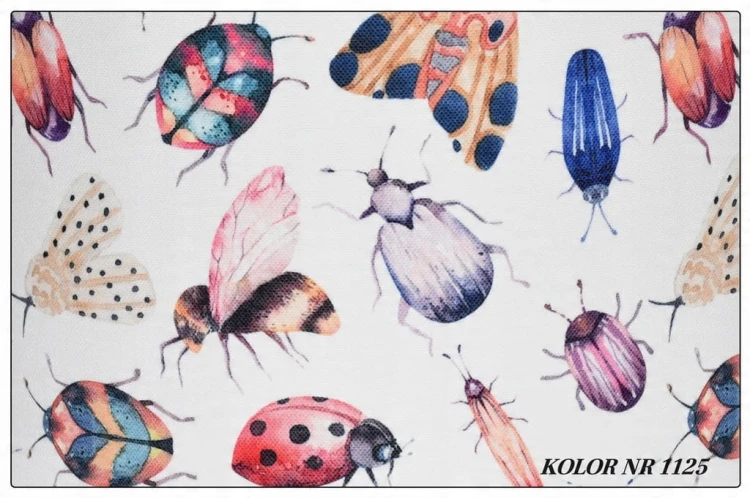 Abażur Robaczki PANCA - walec 13