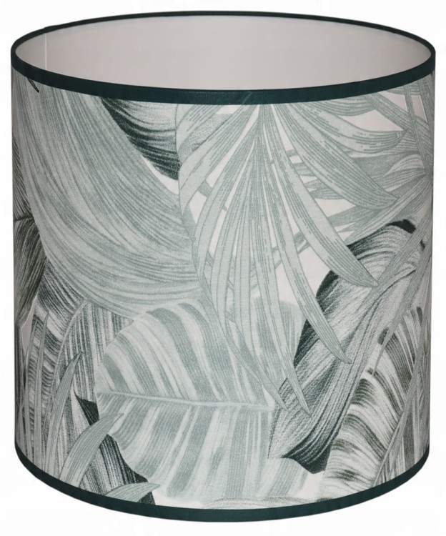 Abażur Liście Zielone PRIMAVERA - walec 15