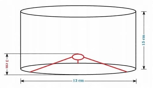 Abażur Liście Zielone PRIMAVERA - walec 13