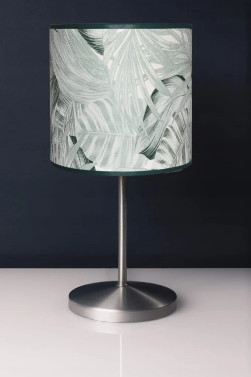 Abażur Liście Zielone PRIMAVERA - walec 13