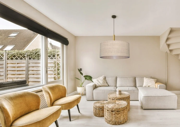 Abażur Rafia CARINI - walec 25