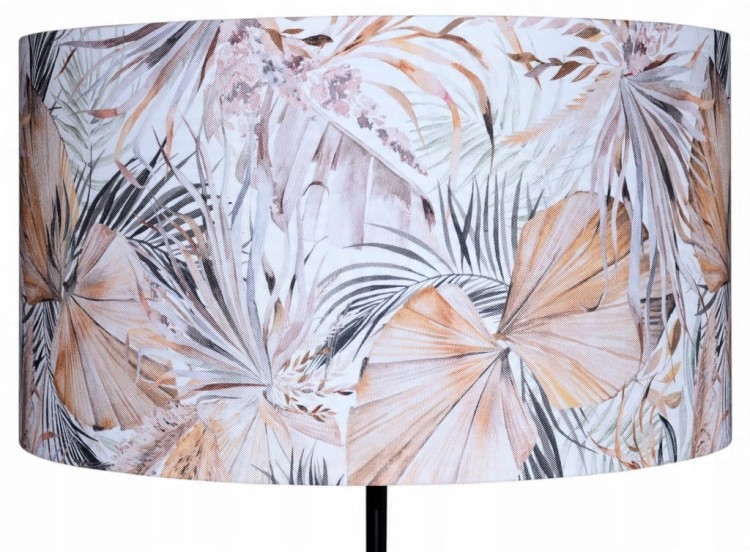 Abażur Liście Boho PRIMAVERA - walec 45