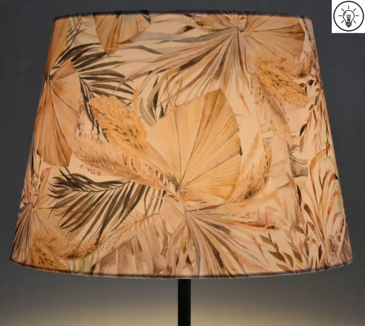 Abażur Liście Boho PRIMAVERA - stożek B 30