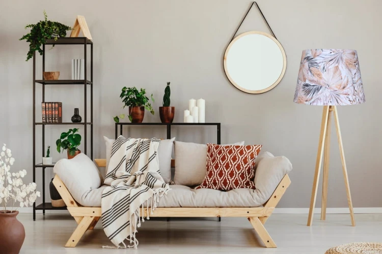 Abażur Liście Boho PRIMAVERA - stożek B 40