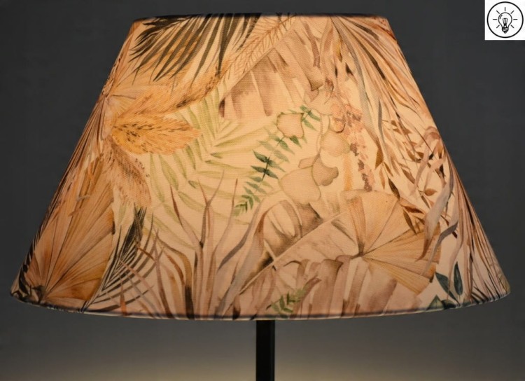 Abażur Liście Boho PRIMAVERA - stożek A 31