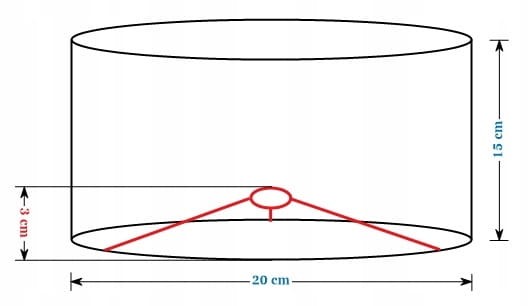 Abażur Liście Egzotyczne PRIMAVERA - walec 20
