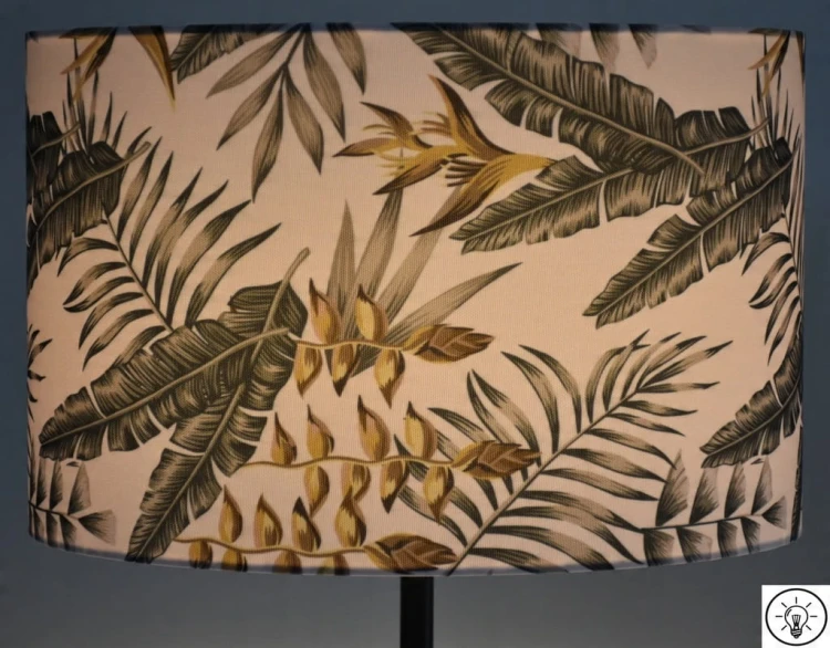 Abażur Liście Egzotyczne PRIMAVERA - walec 30