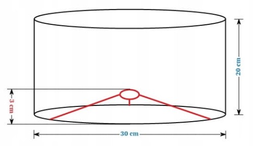 Abażur Liście Egzotyczne PRIMAVERA - walec 30