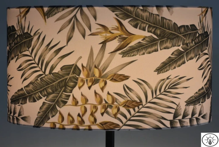 Abażur Liście Egzotyczne PRIMAVERA - walec 35