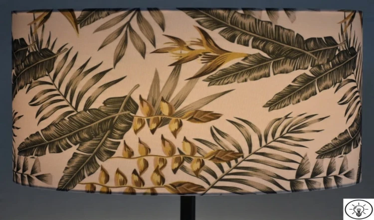 Abażur Liście Egzotyczne PRIMAVERA - walec 40