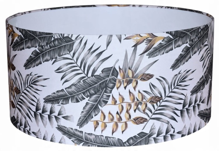 Abażur Liście Egzotyczne PRIMAVERA - walec 50