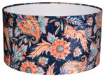 Abażur Kwiaty Orientu PANCA - walec 45