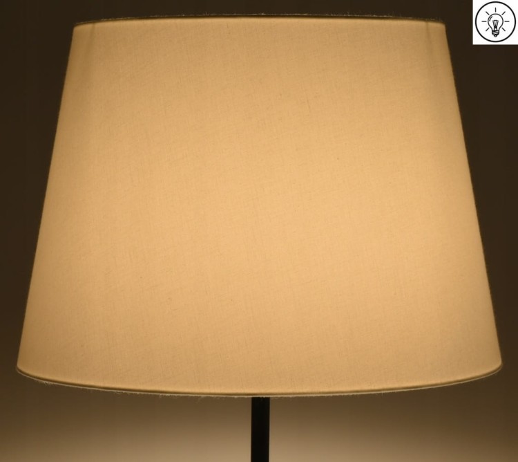 Abażur biały ciepły MIRANO - stożek B 44