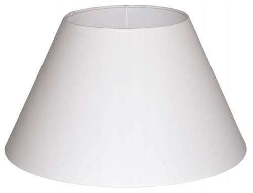 Abażur biały ciepły MIRANO - stożek A 25