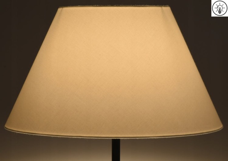 Abażur biały ciepły MIRANO - stożek A 50