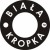 Abażur beżowy Juta ROCCA - walec 30 - logo BIAŁA KROPKA