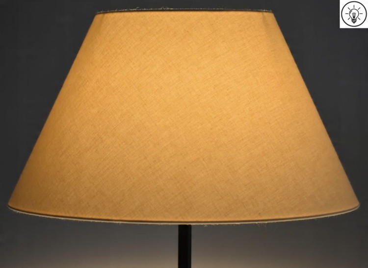 Abażur beżowy MIRANO - stożek A 50