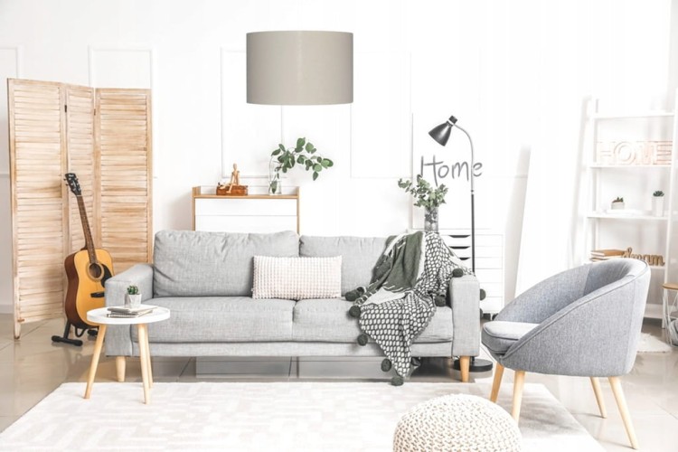 Abażur beżowy MIRANO - walec 13