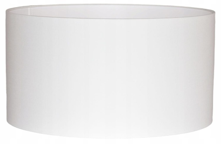 Abażur biały ciepły MIRANO - walec 45