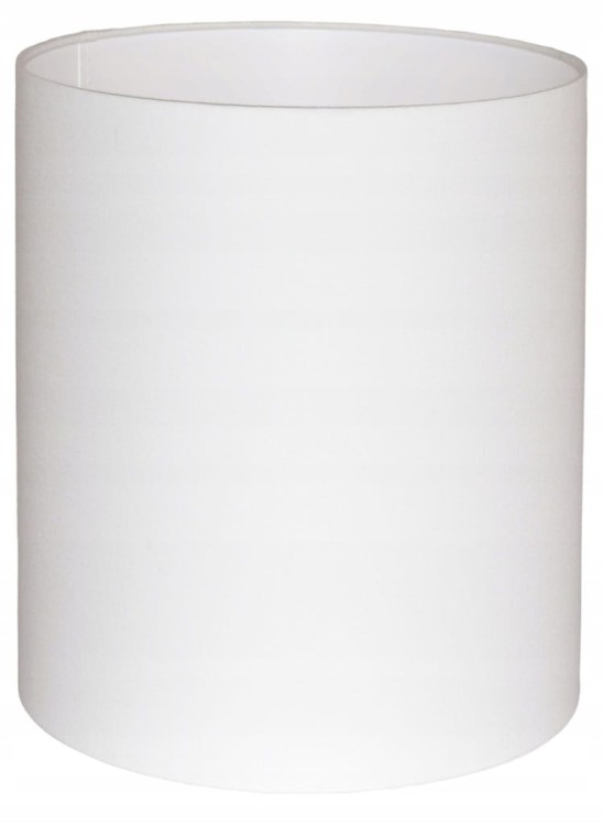 Abażur biały ciepły MIRANO - walec 13