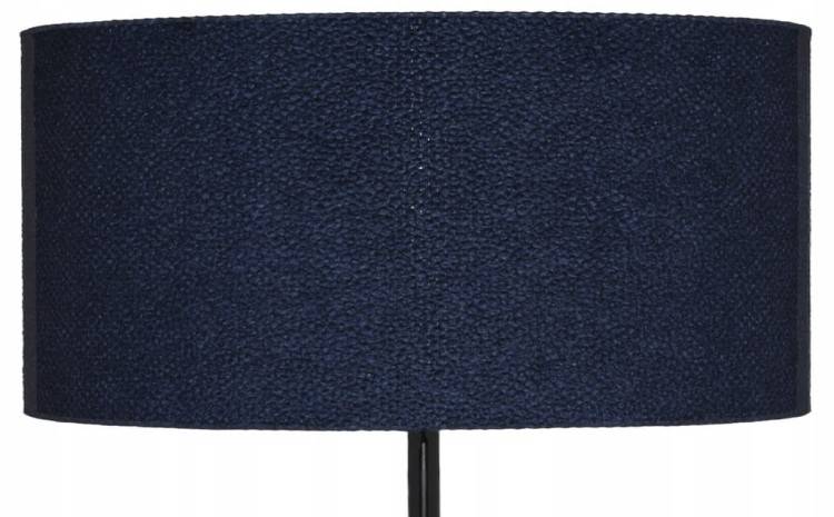 Abażur granatowy + złoty AREZZO - walec 40