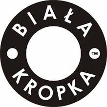 Abażur beżowy Juta ROCCA - stożek B 30 - logo BIAŁA KROPKA