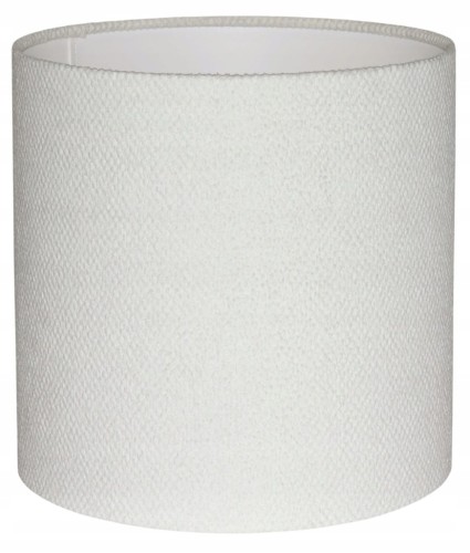 Abażur biały AREZZO - walec 15