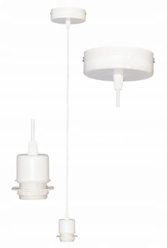 Zawieszenie Białe VILLARO E27 90 - detale