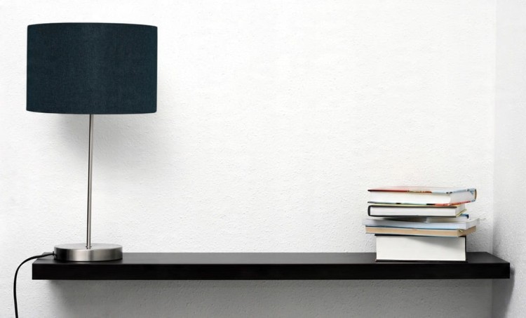 Abażur ciemny turkusowy + złoty AVOLA - walec 20