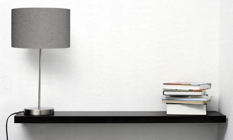 Abażur szary AVOLA - walec 13