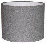 Abażur szary AVOLA - walec 25