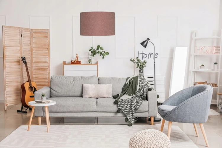 Abażur brudny róż AVOLA - walec 40