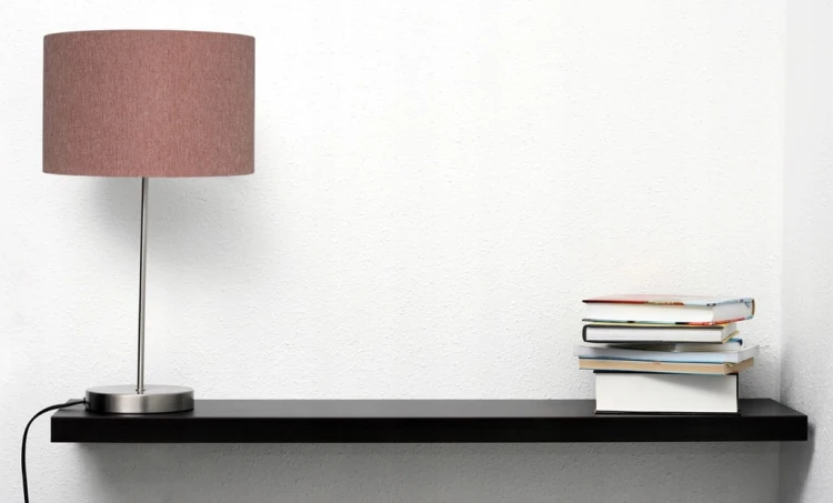 Abażur brudny róż AVOLA - walec 50