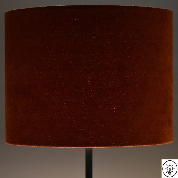 Abażur terakota Boucle VENOSA - walec 25