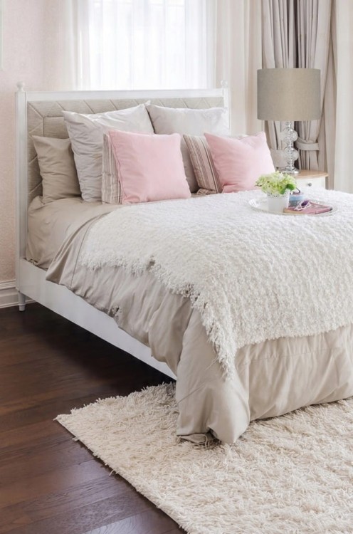 Abażur beżowy AVOLA - walec 30